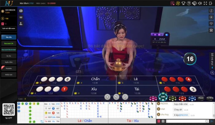 Cách soi cầu xóc đĩa kubet ăn quanh năm của cao thủ kubet88 1 Giao diện xóc đĩa tại KUBET88