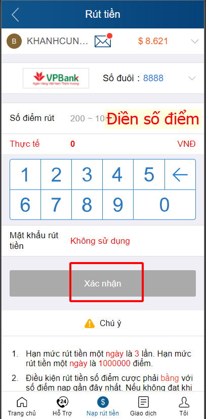 Hướng dẫn rút tiền tại KUBET88 dễ và nhanh nhất 3 Rút tiền tại KUBET88 vô cùng đơn giản