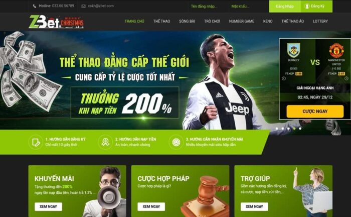 Trang cá độ bóng đá - Top 10 nhà cái cá cược bóng đá uy tín 2 Trang web cá cược bóng đá hợp pháp Zbet