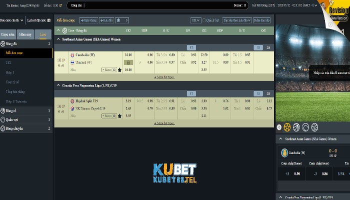Ku thể thao là gì? Hướng dẫn cá độ bóng đá tại nhà cái Kubet 1 Cá độ bóng đá thu hút đông đảo bet thủ tham gia