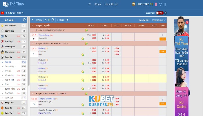Ku thể thao là gì? Hướng dẫn cá độ bóng đá tại nhà cái Kubet 2 Các bước tham gia đặt cược vô cùng dễ dàng tại nhà cái Kubet